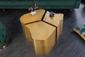 Odkládací stolek ORGANIC ORIENT 80 CM mosaz Nábytek | Doplňkový nábytek | Odkládací stolky