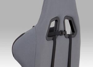Herní židle ERACER F05 – šedá, nosnost 130 kg