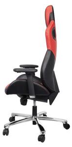 Herní židle E-Blue COBRA – červená, umělá kůže