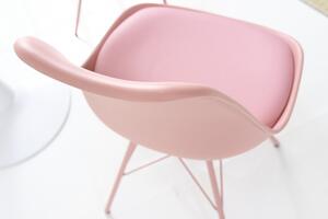 Jídelní židle SCANDINAVIA RETRO růžová Nábytek | Jídelní prostory | Jídelní židle | Všechny jídelní židle