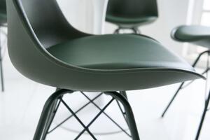 Jídelní židle SCANDINAVIA RETRO tmavě zelená skladem