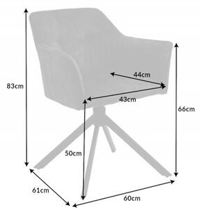 Jídelní židle LOFT II tmavě šedá samet otočná Nábytek | Jídelní prostory | Jídelní židle | Všechny jídelní židle