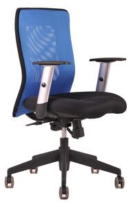 Kancelářská židle na kolečkách Office Pro CALYPSO - s područkami Modrá 14A11