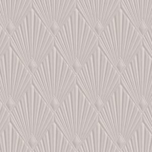 Luxusní geometrická vliesová tapeta na zeď, šedá, Art deco, Z30317, Casa 8, Trussardi