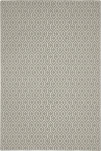 Kusový koberec vlněný Agnella Noble Walto Geometrický šedý Rozměr: 160x230 cm