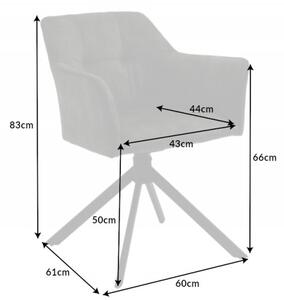 Jídelní židle LOFT II tmavě zelená samet otočná Nábytek | Jídelní prostory | Jídelní židle | Všechny jídelní židle