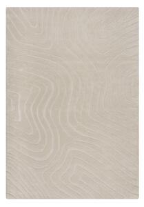 Krémový ručně tkaný vlněný koberec 160x230 cm Mesmerise Natural – Flair Rugs