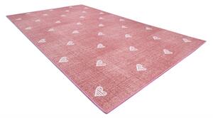 Balta Dětský kusový koberec HEARTS Srdíčka Růžový Rozměr: 200x250 cm