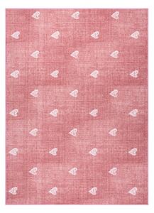 Balta Dětský kusový koberec HEARTS Srdíčka Růžový Rozměr: 200x250 cm