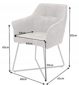 Jídelní židle LOFT X vintage taupe mikrovlákno Nábytek | Jídelní prostory | Jídelní židle | Všechny jídelní židle
