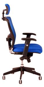 Kancelářská židle na kolečkách Office Pro DIKE SP – s područkami a opěrkou hlavy Červená DK 13