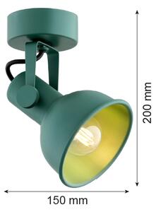 Argon 8299 - Bodové svítidlo LENORA 1xE14/7W/230V zelená