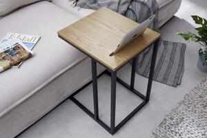 Odkládací stolek SCANDINAVIA TABLET 43 CM dubová dýha Nábytek | Doplňkový nábytek | Odkládací stolky
