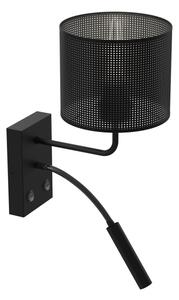 Nástěnná lampa LOFT SHADE 1xE27/60W+1xG9/8W/230V černá
