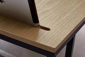 Odkládací stolek SCANDINAVIA TABLET 43 CM dubová dýha Nábytek | Doplňkový nábytek | Odkládací stolky