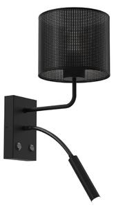 Nástěnná lampa LOFT SHADE 1xE27/60W+1xG9/8W/230V černá