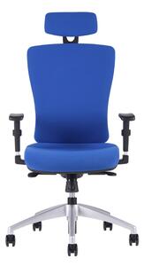 Kancelářská ergonomická židle Office Pro HALIA SP – s podhlavníkem, více barev Modrá 2621