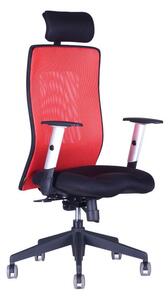 Kancelářská židle na kolečkách Office Pro CALYPSO GRAND SP1 – s područkami Červená 13A11