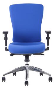 Kancelářská ergonomická židle Office Pro HALIA CHR BP – bez podhlavníku, více barev Modrá 2621