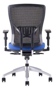 Kancelářská židle na kolečkách Office Pro HALIA MESH BP – s područkami a bez opěrky hlavy Modrá 2621
