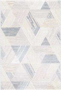 Kusový koberec Ragolle Canyon 52047 6464 Geometrický šedý krémový Rozměr: 160x230 cm