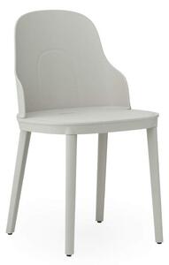 Normann Copenhagen Židle Allez Chair, celoplastová, warm grey