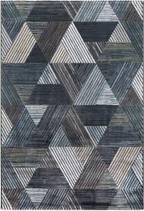Kusový koberec Ragolle Canyon 52047 5555 Geometrický modrý šedý Rozměr: 133x195 cm