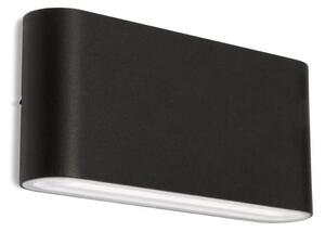 LED2 - LED Venkovní nástěnné svítidlo FLAT 2xLED/5W/230V IP65 černá