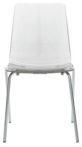 Plastová židle Stima LOLLIPOP – bez područek, více barev Transparente