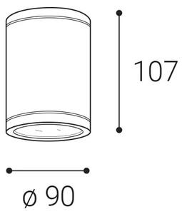 LED2-LED Venkovní bodové svítidlo TUBO LED/10W/230V IP65 3000K/4000K/5700K černá