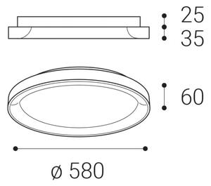 LED2 - LED Stropní svítidlo BELLA LED/48W/230V 3000K/4000K černá