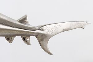 Skulptura SHARK SILVER 70 CM Doplňky | Sochy a sošky