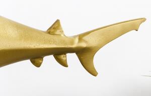 Skulptura SHARK GOLD 70 CM Doplňky | Sochy a sošky