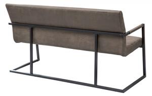 Stolová lavice IMPERIAL 160 CM vintage taupe mikrovlákno Nábytek | Jídelní prostory | Stolové lavice