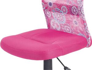 Dětská židle na kolečkách TINK – růžová