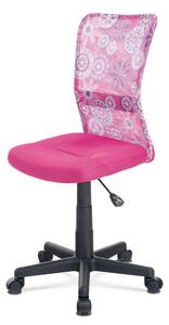 Dětská židle na kolečkách Autronic KA-2325 PINK – růžová