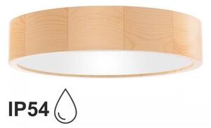Koupelnové stropní svítidlo CLEO 3xE27/24W/230V IP54 pr. 37,5 cm borovice