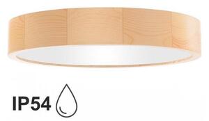 Koupelnové stropní svítidlo CLEO 4xE27/24W/230V IP54 pr. 47,5 cm borovice