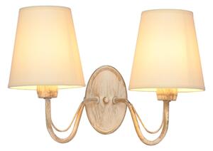 Nástěnná lampa MALBO 2xE27/15W/230V béžová