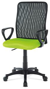 Kancelářská židle na kolečkách Autronic KA-B047 GRN – černá/zelená