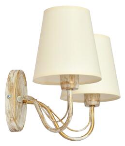 Nástěnná lampa MALBO 2xE27/15W/230V béžová