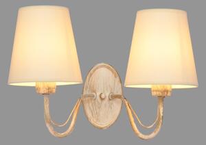 Nástěnná lampa MALBO 2xE27/15W/230V béžová