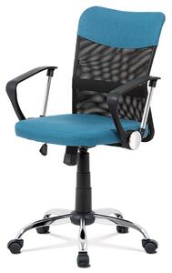 Dětská kancelářská židle na kolečkách Autronic KA-V202 – s područkami, síťovaný opěrák