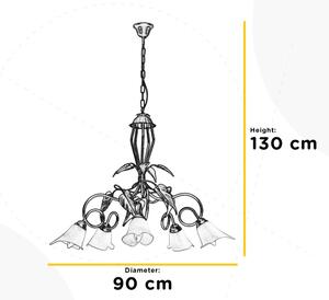 ONLI - Lustr na řetězu MIRANDA 5xE14/6W/230V