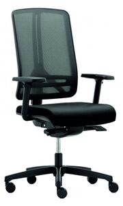 Kancelářská židle na kolečkách RIM FLEXI FX 1104 – s područkami, černá