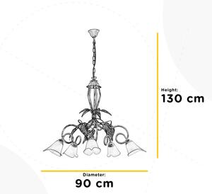ONLI - Lustr na řetězu VANDA 5xE14/6W/230V