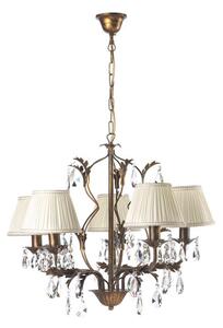 ONLI - Lustr na řetězu KAREN 5xE14/6W/230V bronzová