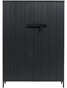 Skříňka BRUUT se 2 dveřmi, borovice černá [fsc] WOOOD