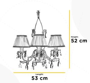ONLI - Nástěnné svítidlo KAREN 3xE14/6W/230V bronzová