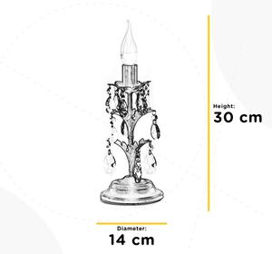 ONLI - Stolní lampa TERESA 1xE14/6W/230V bronzová